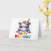 Cute Birthday-kaart Kaart (Gele Bloem)