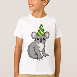 Cute Birthday Koala Party Pet Tekening Kinderen Sh T-shirt