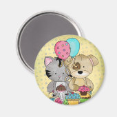 Cute Birthday Magneet (Voorkant / Achterkant)