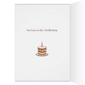Cute Birthday MIlestone Card Great Granddaughter (Binnen (Links))