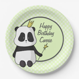Cute Birthday Panda Paper Bord