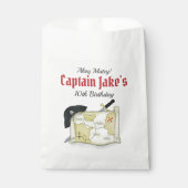 Cute Birthday Party Whimsical Pirate Treasure Map Bedankzakje (Voorkant)