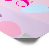 Cute birthday poster for little girls (Hoek)