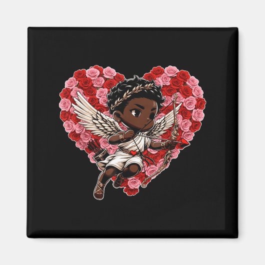 Cute Black African American Cud Shirt Decor Boys G Magneet (Voorkant)