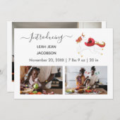 Cute Black Baby Foto geboorteaankondiging Unicorn Aankondiging (Voorkant / Achterkant)