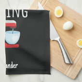 Cute Black Baking Gifts For Kids Baby Boys Baker Theedoek (Quarter Fold)