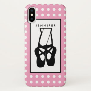 Cute Black Ballet Slippers En Pointe Case-Mate iPhone Case