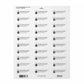 Cute Black Ballet Slippers En Pointe Etiket (Full Sheet)