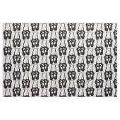 Cute Black Ballet Slippers En Pointe Patroon Stof (Fat Quarter)