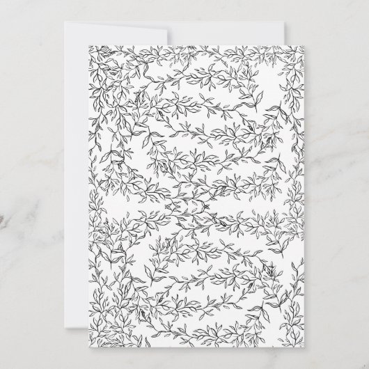 Cute Black Bow She's Tying The Knot Bridal Shower Kaart (Achterkant)