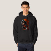 Cute Black Boy Wearing Spacesuit Hoodie (Voorkant volledig)