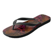 Cute Black BROWN RED Modern Woman Teenslippers (Schuin)
