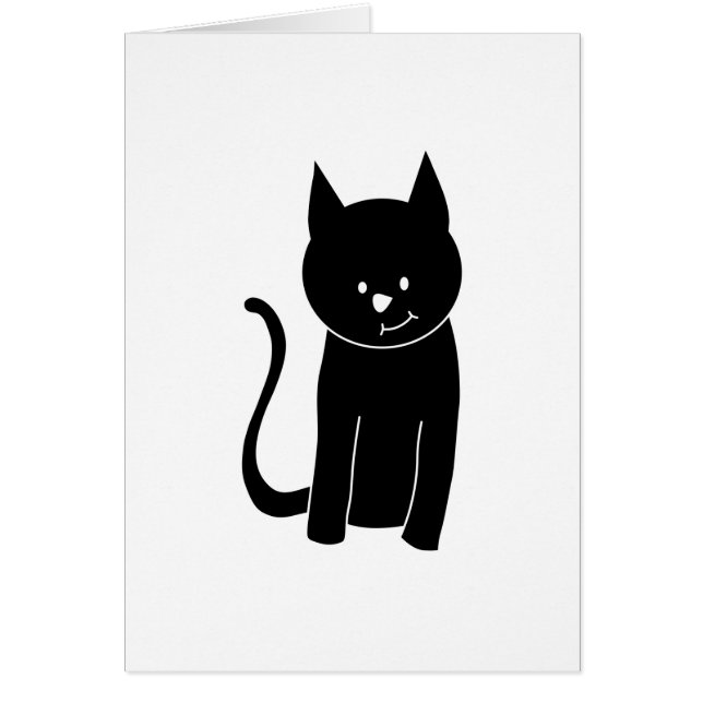 Cute Black Cat (Voorkant)