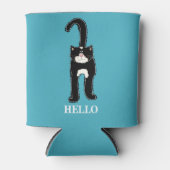 Cute Black Cat Blikjeskoeler (Voorkant)