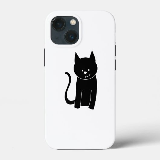 Cute Black Cat Case-Mate iPhone Case (Achterkant)
