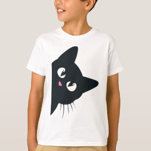 Cute Black Cat Halloween Costume Kitten Kinderen T T-shirt