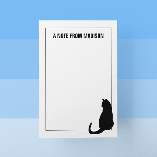Cute Black Cat | Jouw namen toevoegen Post-it® Notes