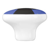 Cute Black Cat Keramische Knop (Zijkant)