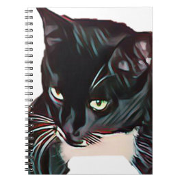 Cute Black Cat-laptop Notitieboek