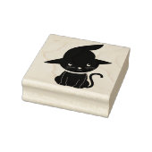 Cute Black Cat met heks Pet Rubberstempel (Stempel)