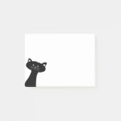 Cute Black Cat Post-it® notes 4 x 3 (Voorkant)