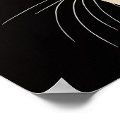 Cute Black Cat Poster (Hoek)