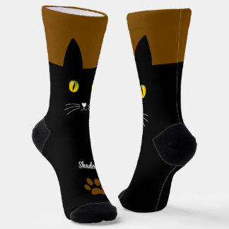 Cute Black Cat Socks Gift for Cat Lovers Sokken