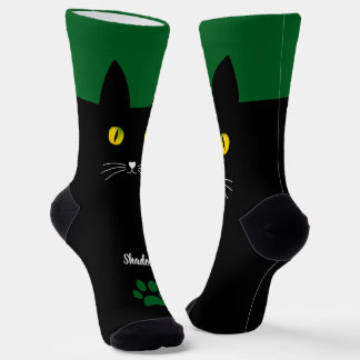 Cute Black Cat Socks Gift for Cat Lovers Sokken