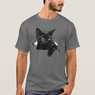 Cute Black cat T-shirt