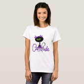 Cute Black Cat T-shirt (Voorkant volledig)