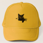 Cute Black cat Trucker Pet (Voorkant)