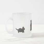Cute Black Cats Kat Matglas Koffiemok (Links)