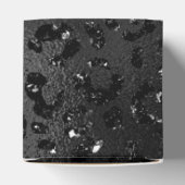 Cute Black Cheetah Leopard Skin Print Animal Bedankdoosjes (Bovenkant)