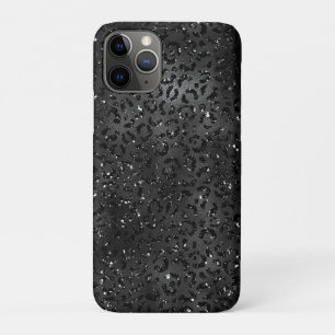 Cute Black Cheetah Leopard Skin Print Animal Case-Mate iPhone Case