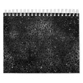 Cute Black Cheetah Leopard Skin Print Animal Kalender (Hoes)