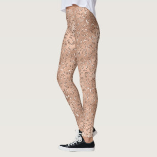 Cute Black Cheetah Leopard Skin Print Patroon Leggings