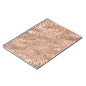 Cute Black Cheetah Leopard Skin Print Patroon Notitieboek (Linkerzijde)