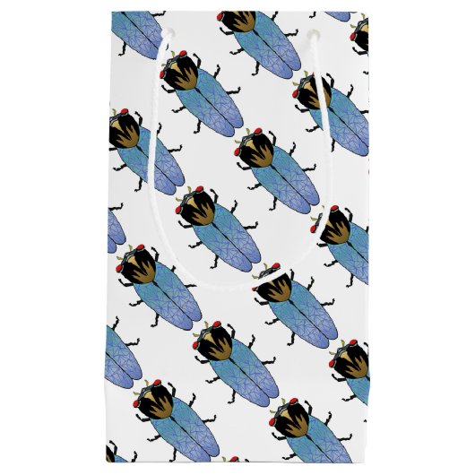 Cute Black Cicada Klein Cadeauzakje (Voorkant)