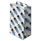 Cute Black Cicada Klein Cadeauzakje (Voorkant Gekanteld)