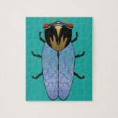 Cute Black Cicada Legpuzzel (Verticaal)