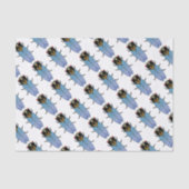 Cute Black Cicada Tissuepapier (Voorkant)