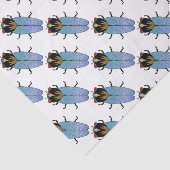 Cute Black Cicada Tissuepapier (Detail)