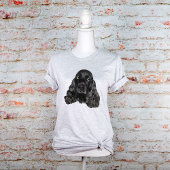 Cute Black Cocker Spaniel T-shirt