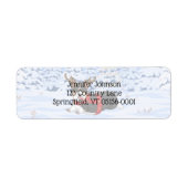 Cute Black Corgi-kerstrendieren kostuum Etiket (Voorkant)