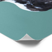 Cute Black Duck Kids Room Personalized    Poster (Hoek)