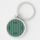 CUTE_ BLACK EN DARK GREEN SLEUTELHANGER (Voorkant)
