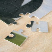 Cute Black en Grey Cat Cartoon Legpuzzel (Zijkant)