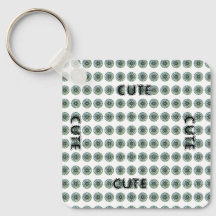 CUTE_ BLACK EN GROENE SLEUTELHANGER