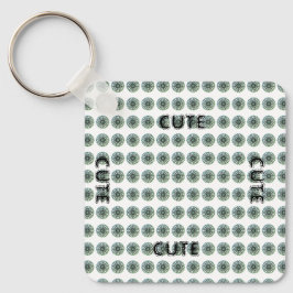 CUTE_ BLACK EN GROENE SLEUTELHANGER