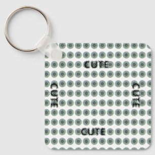 CUTE_ BLACK EN GROENE SLEUTELHANGER